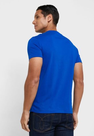 Camisetas Ralph Lauren Essential de cuello redondo para hombre en azul
