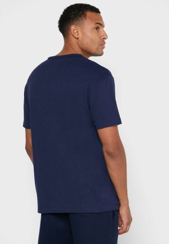 Camisetas Ralph Lauren Essential de cuello redondo para hombre en azul marino