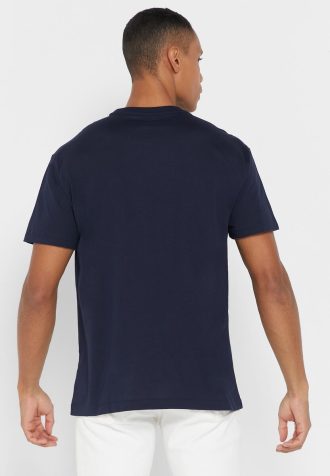 Camisetas Ralph Lauren Essential de cuello redondo para hombre en azul marino