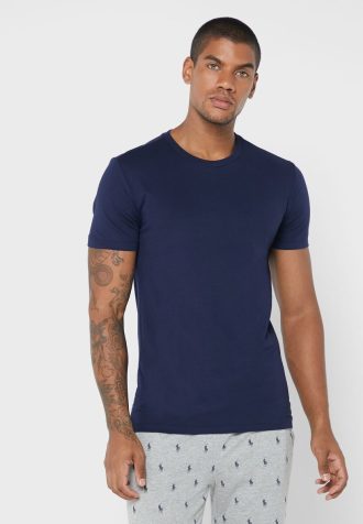 Camisetas Ralph Lauren multicolores de cuello redondo para hombre (paquete de 3)