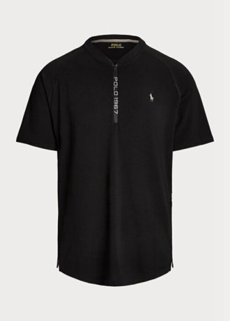 Camisetas Ralph Lauren negras de alto rendimiento y corte entallado para hombre