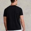 Camisetas Ralph Lauren negras de cuello redondo y corte entallado para hombre Camisetas Ralph Lauren negras de cuello redondo y corte entallado para hombre