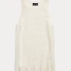 Camisetas sin mangas de cachemira Ralph Lauren para mujer en color crema Camisetas sin mangas de cachemira Ralph Lauren para mujer en color crema