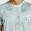 Camisetas verdes de cuello redondo con estampado de Ralph Lauren para hombre