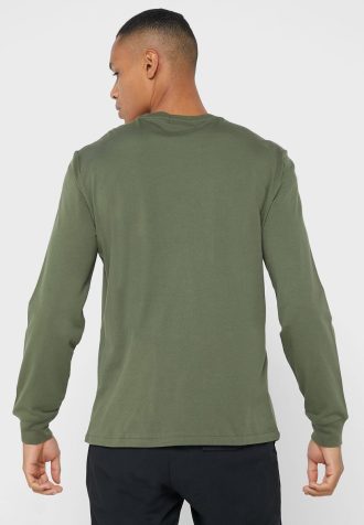 Camisetas verdes de cuello redondo con gráficos de Ralph Lauren para hombre