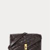 Carteras con cadena acolchada Ralph Lauren Polo ID para mujer en color tabaco Carteras con cadena acolchada Ralph Lauren Polo ID para mujer en color tabaco