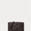 Carteras con cadena acolchada Ralph Lauren Polo ID para mujer en color tabaco Carteras con cadena acolchada Ralph Lauren Polo ID para mujer en color tabaco