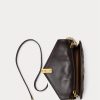 Carteras con cadena acolchada Ralph Lauren Polo ID para mujer en color tabaco Carteras con cadena acolchada Ralph Lauren Polo ID para mujer en color tabaco