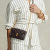 Carteras con cadena acolchada Ralph Lauren Polo ID para mujer en color tabaco Carteras con cadena acolchada Ralph Lauren Polo ID para mujer en color tabaco