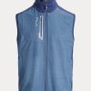 Chaleco Ralph Lauren Performance French Terry azul claro para hombre Chaleco Ralph Lauren Performance French Terry azul claro para hombre