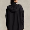 Chaqueta cortavientos impermeable con capucha para mujer de Ralph Lauren, color negro Chaqueta cortavientos impermeable con capucha para mujer de Ralph Lauren, color negro