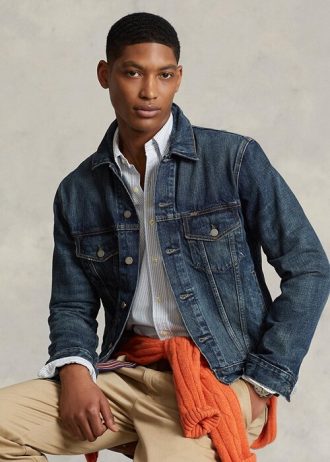 Chaqueta vaquera Ralph Lauren azul para hombre