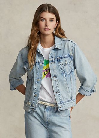 Chaqueta vaquera Ralph Lauren azul para mujer Chaqueta vaquera Ralph Lauren azul para mujer