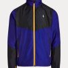 Chaquetas antidesgarro impermeables Ralph Lauren para hombre, color negro y azul