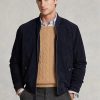 Chaquetas bomber de ante Ralph Lauren para hombre en color azul marino