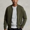 Chaquetas bomber de punto doble Ralph Lauren en color oliva para hombre Chaquetas bomber de punto doble Ralph Lauren en color oliva para hombre