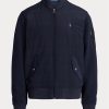 Chaquetas bomber híbridas Ralph Lauren para hombre en azul marino Chaquetas bomber híbridas Ralph Lauren para hombre en azul marino