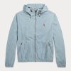 Chaquetas con capucha de cambray índigo Ralph Lauren para hombre en azul Chaquetas con capucha de cambray índigo Ralph Lauren para hombre en azul