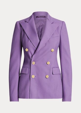 Chaquetas de cachemira moradas Ralph Lauren Camden para mujer Chaquetas de cachemira moradas Ralph Lauren Camden para mujer