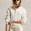Chaquetas de camionero blancas Ralph Lauren The New Denim Project para mujer Chaquetas de camionero blancas Ralph Lauren The New Denim Project para mujer