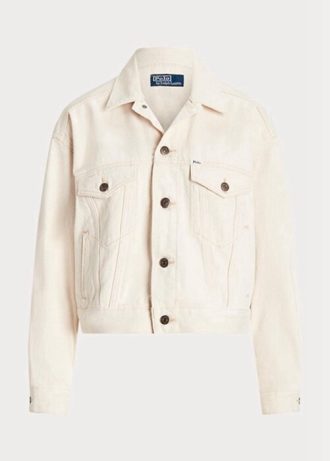 Chaquetas de camionero blancas Ralph Lauren The New Denim Project para mujer Chaquetas de camionero blancas Ralph Lauren The New Denim Project para mujer