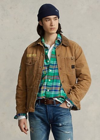 Chaquetas de campo con forro de lana Ralph Lauren para hombre en color caqui
