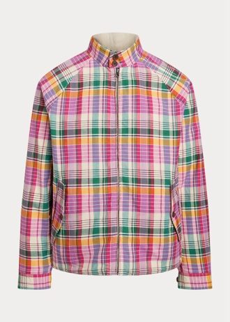 Chaquetas reversibles de sarga de madrás de Ralph Lauren para hombre en gris
