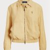 Cortavientos de lino Ralph Lauren para mujer en color caqui Cortavientos de lino Ralph Lauren para mujer en color caqui