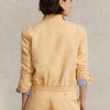 Cortavientos de lino Ralph Lauren para mujer en color caqui Cortavientos de lino Ralph Lauren para mujer en color caqui