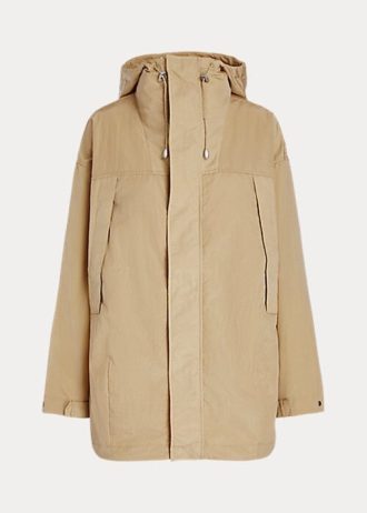 Cortavientos impermeable ripstop amarillo Ralph Lauren para mujer