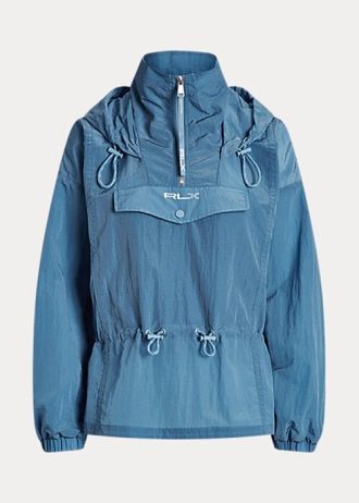 Cortavientos Ripstop plegable azul Ralph Lauren para mujer