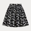 Faldas acampanadas con estampado floral de Ralph Lauren para mujer, en blanco y negro Faldas acampanadas con estampado floral de Ralph Lauren para mujer, en blanco y negro