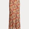 Faldas de georgette arrugadas con flores de Ralph Lauren para mujer Faldas de georgette arrugadas con flores de Ralph Lauren para mujer