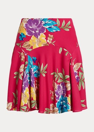Faldas de georgette con estampado floral multicolor de Ralph Lauren para mujer