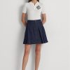 Faldas minifalda vaquera plisada Ralph Lauren para mujer en color azul marino Faldas minifalda vaquera plisada Ralph Lauren para mujer en color azul marino