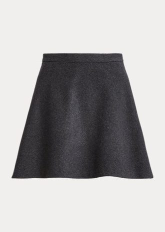 Faldas Ralph Lauren de lana y cachemir Melton en gris oscuro para mujer