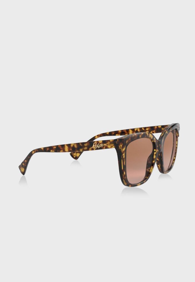 Gafas de sol cuadradas Ralph Lauren 0RA5265 para mujer, color marrón