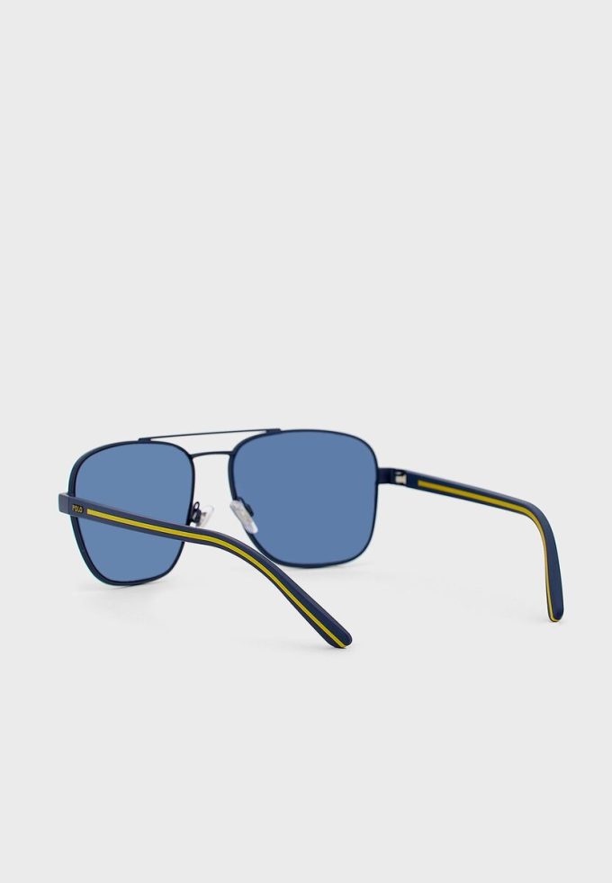 Gafas de sol de aviador Ralph Lauren 0Ph3138 para hombre en azul Gafas de sol de aviador Ralph Lauren 0Ph3138 para hombre en azul