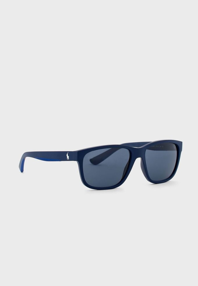 Gafas de sol de aviador Ralph Lauren 0Ph4142 para hombre en azul marino Gafas de sol de aviador Ralph Lauren 0Ph4142 para hombre en azul marino