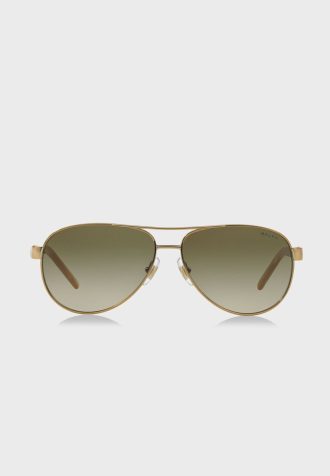 Gafas de sol de aviador Ralph Lauren 0RA4004 doradas para mujer