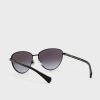 Gafas de sol de aviador Ralph Lauren 0Ra4134 para mujer, color negro Gafas de sol de aviador Ralph Lauren 0Ra4134 para mujer, color negro