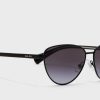 Gafas de sol de aviador Ralph Lauren 0Ra4134 para mujer, color negro Gafas de sol de aviador Ralph Lauren 0Ra4134 para mujer, color negro