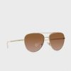 Gafas de sol de aviador Ralph Lauren 0Ra4139 doradas para mujer Gafas de sol de aviador Ralph Lauren 0Ra4139 doradas para mujer