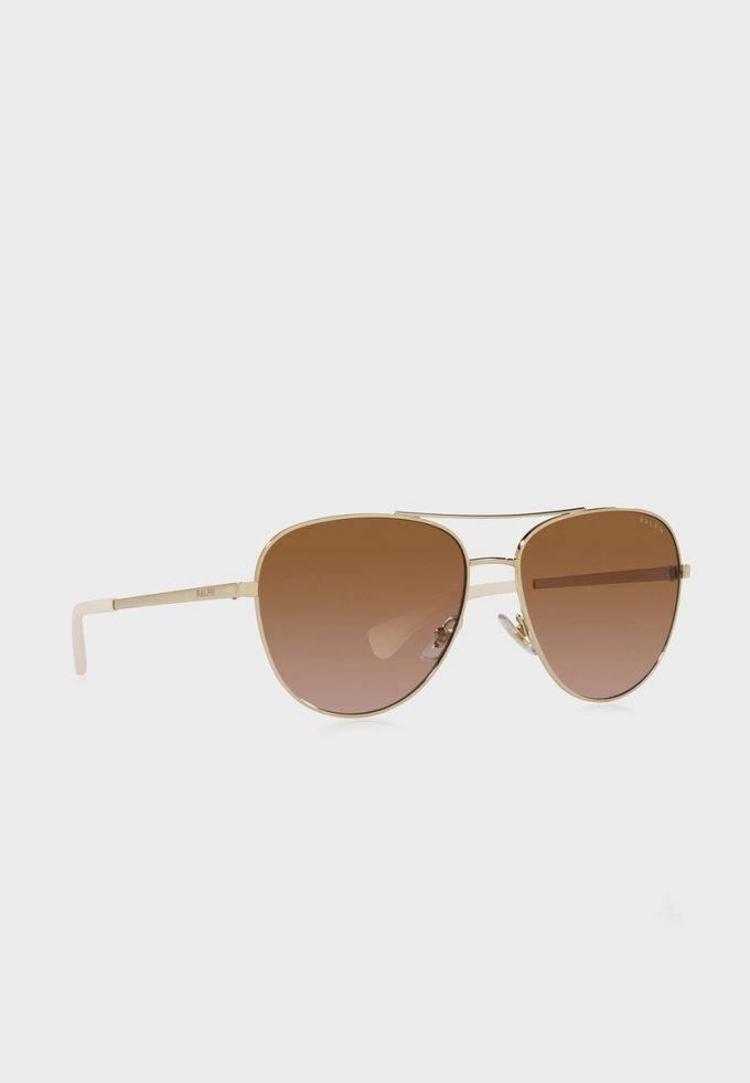 Gafas de sol de aviador Ralph Lauren 0Ra4139 doradas para mujer Gafas de sol de aviador Ralph Lauren 0Ra4139 doradas para mujer