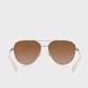 Gafas de sol de aviador Ralph Lauren 0Ra4139 doradas para mujer Gafas de sol de aviador Ralph Lauren 0Ra4139 doradas para mujer