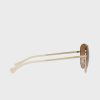 Gafas de sol de aviador Ralph Lauren 0Ra4139 doradas para mujer Gafas de sol de aviador Ralph Lauren 0Ra4139 doradas para mujer