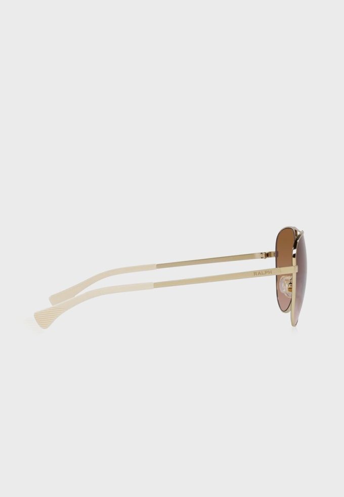 Gafas de sol de aviador Ralph Lauren 0Ra4139 doradas para mujer Gafas de sol de aviador Ralph Lauren 0Ra4139 doradas para mujer
