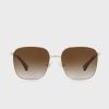 Gafas de sol extragrandes Ralph Lauren 0Ra4136 doradas para mujer