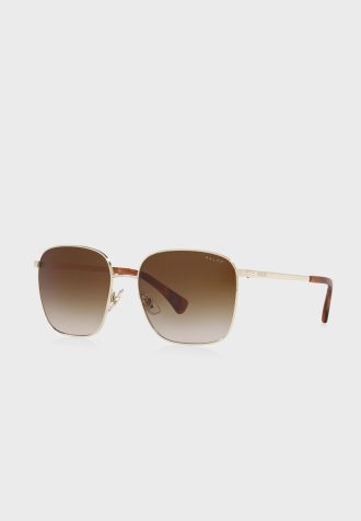 Gafas de sol extragrandes Ralph Lauren 0Ra4136 doradas para mujer
