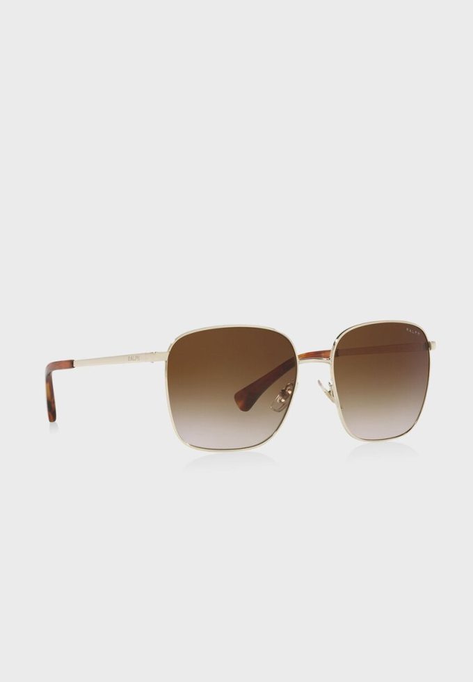 Gafas de sol extragrandes Ralph Lauren 0Ra4136 doradas para mujer